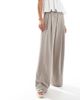 Cotton On Cotton On Izzy pleated suiting pants in taupe heather-Neutral - 1