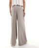 Cotton On Cotton On Izzy pleated suiting pants in taupe heather-Neutral - 4
