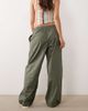 Cotton On Cotton On Jackson utility pants in khaki green - 4