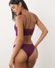 Cotton On Cotton On jersey bralette and matching thong in blackcurrant-Purple - 2