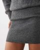 Cotton On Cotton On knit tunic long sleeve off shoulder dress in charcoal marle-Gray - 3