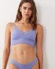 Cotton On Cotton On lace ribbed bralet in steeley blue - 2