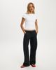 Cotton On Cotton On Lexi low rise utility pants in black - 1