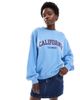 Cotton On Cotton On licensed graphic California sweatshirt in blue - 1