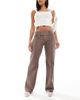 Cotton On Cotton On Lola low rise suiting pants in mink brown - 1