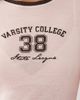 Cotton On Cotton On long sleeve sporty graphic jersey top in pink - 4