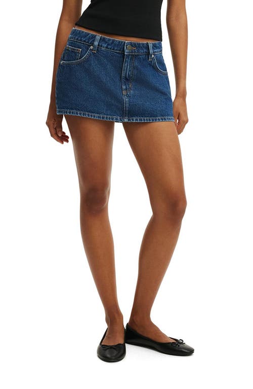Cotton On Cotton On Low Rise Denim Miniskort