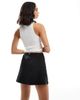Cotton On Cotton On low rise mini skirt in black - 3