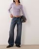 Cotton On Cotton On low rise straight jean in boderline blue - 1