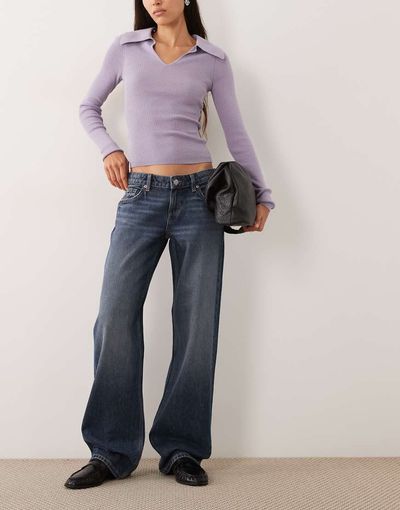 Cotton On Cotton On low rise straight jean in boderline blue