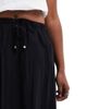Cotton On Cotton On maxi prairie skirt with lace trim detail in black - 4