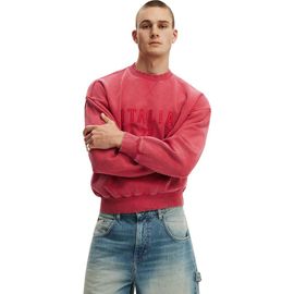 Cotton On Cotton On Men's Oversized Graphic Crew Sweater