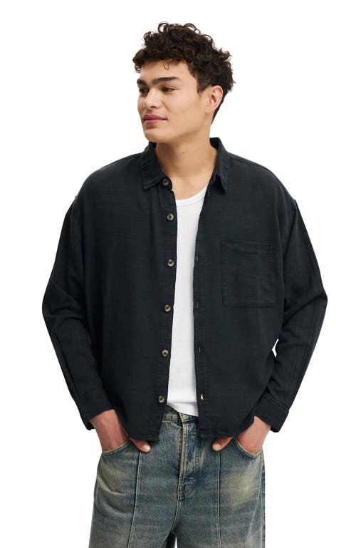 Cotton On Cotton On Men's Washed Long Sleeve Shirt