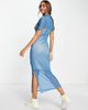 Cotton On Cotton On mesh midi dress in blue spot print - 2