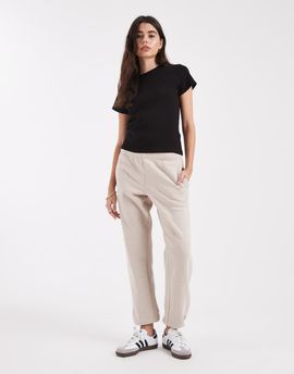 Cotton On Cotton On plush gym sweatpants in sesame heather-Neutral