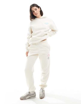 Cotton On Cotton On plush premium sweatpants in coconut milk - part of a set-Neutral