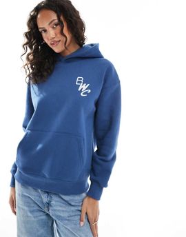 Cotton On Cotton On plush premium wellness hoodie in navy
