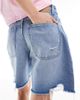 Cotton On Cotton On relaxed denim shorts in saltwater blue - 3