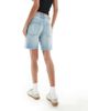 Cotton On Cotton On relaxed denim shorts in sun-faded blue - 2