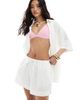 Cotton On Cotton On relaxed shorts in linen mix white - 3