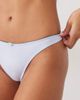 Cotton On Cotton On rosette thong in violet blue - 2