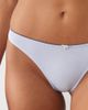 Cotton On Cotton On rosette thong in violet blue - 3