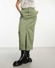 Cotton On Cotton On ryder utility maxi skirt in khaki-Green - 1