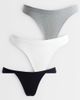 Cotton On Cotton On seamless high cut thong briefs in multi - 1