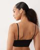 Cotton On Cotton On Seamless longline lace trim bralet in black - 3