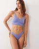 Cotton On Cotton On seamless ribbed thong in steeley blue - 1