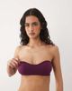 Cotton On Cotton On seamless sweetheart padded bandeau in blackcurrant-Purple - 1