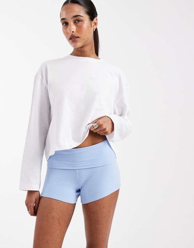 Cotton On Cotton On sleep ballad blue katrina striped shorts