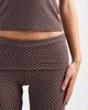 Cotton On Cotton On sleep recovery roll waist pants in deep taupe polka dots-Multi - 3