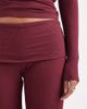 Cotton On Cotton On sleep recovery roll waist pants in pine cone - part of a set-Red - 3