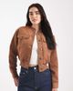 Cotton On Cotton On sophia faux suede bomber jacket in brown - 1