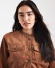 Cotton On Cotton On sophia faux suede bomber jacket in brown - 3