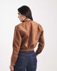 Cotton On Cotton On sophia faux suede bomber jacket in brown - 4
