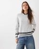 Cotton On Cotton On sporty stripes hoodie in heather gray - 1