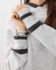 Cotton On Cotton On sporty stripes hoodie in heather gray - 2
