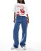 Cotton On Cotton On straight leg jeans in celeste blue - 1