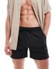 Cotton On Cotton On stretch swim shorts in black - 1