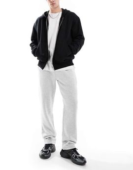Cotton On Cotton On super baggy cuffed graphic track pants in heather gray