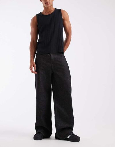 Cotton On Cotton On super baggy jeans in shutter black