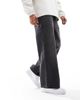 Cotton On Cotton On super baggy skater jeans in washed black denim - 2