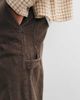 Cotton On Cotton On super baggy worker pants in chocolate cord-Brown - 2