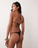 Cotton On Cotton On thong bikini bottoms in black - 3