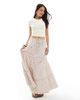 Cotton On Cotton On tiered maxi skirt in paisley stone-Multi - 1