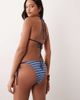 Cotton On Cotton On triangle bikini set in ella navy stripe-Multi - 3