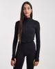 Cotton On Cotton On ultra soft contour zip up jacket in black - 1