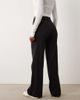 Cotton On Cotton On ultra soft tie front wide leg pants in black - 4